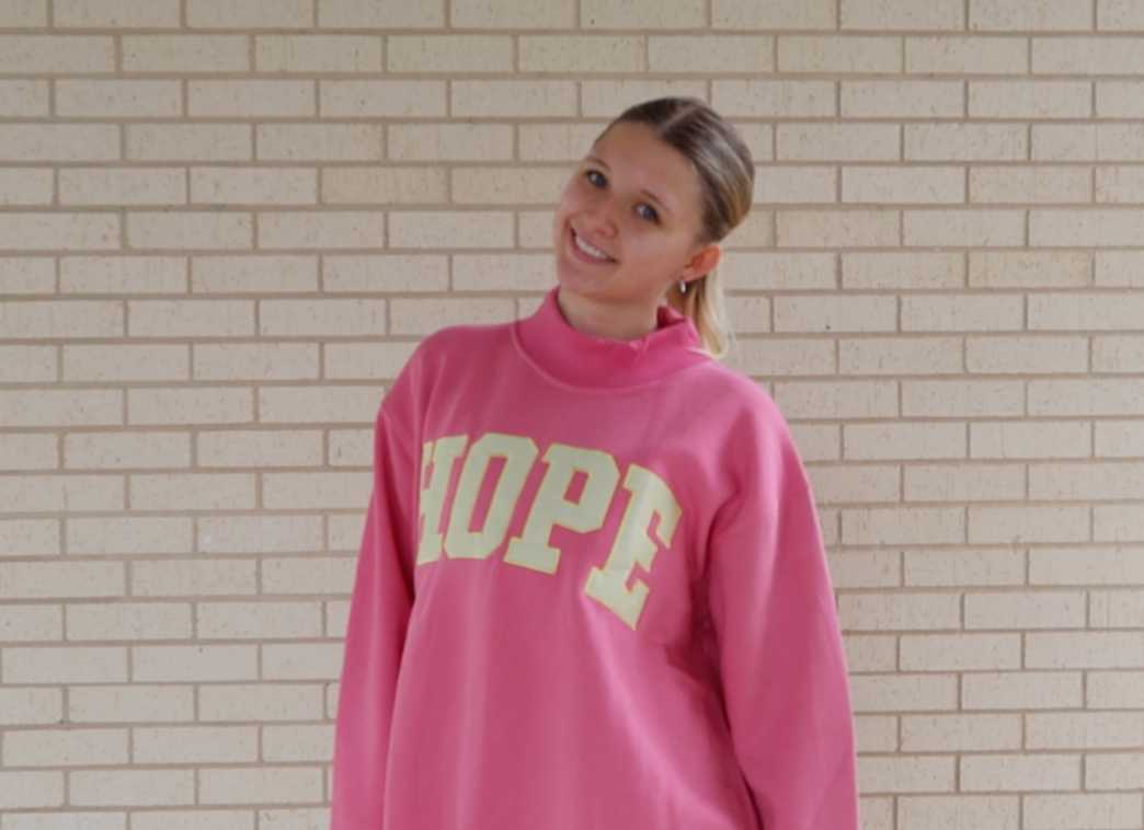 HOPE MOCK NECK- PETAL WITH SUNSHINE