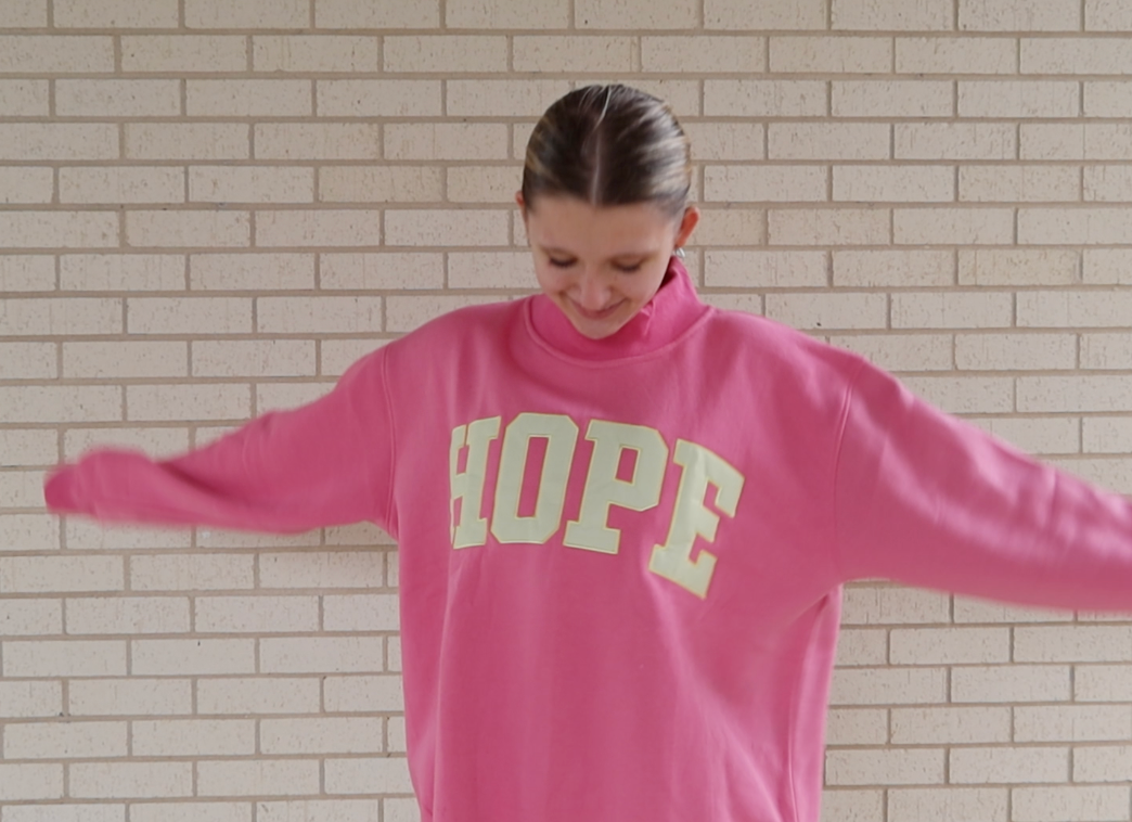 HOPE MOCK NECK- PETAL WITH SUNSHINE