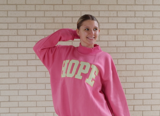 HOPE MOCK NECK- PETAL WITH SUNSHINE
