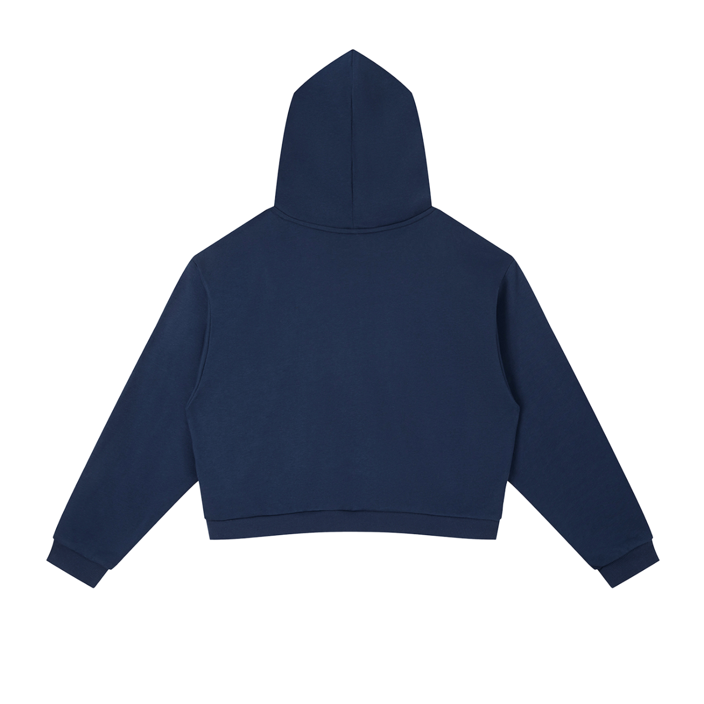 USA Flag Contrast Side Stripe Cropped Hoodie