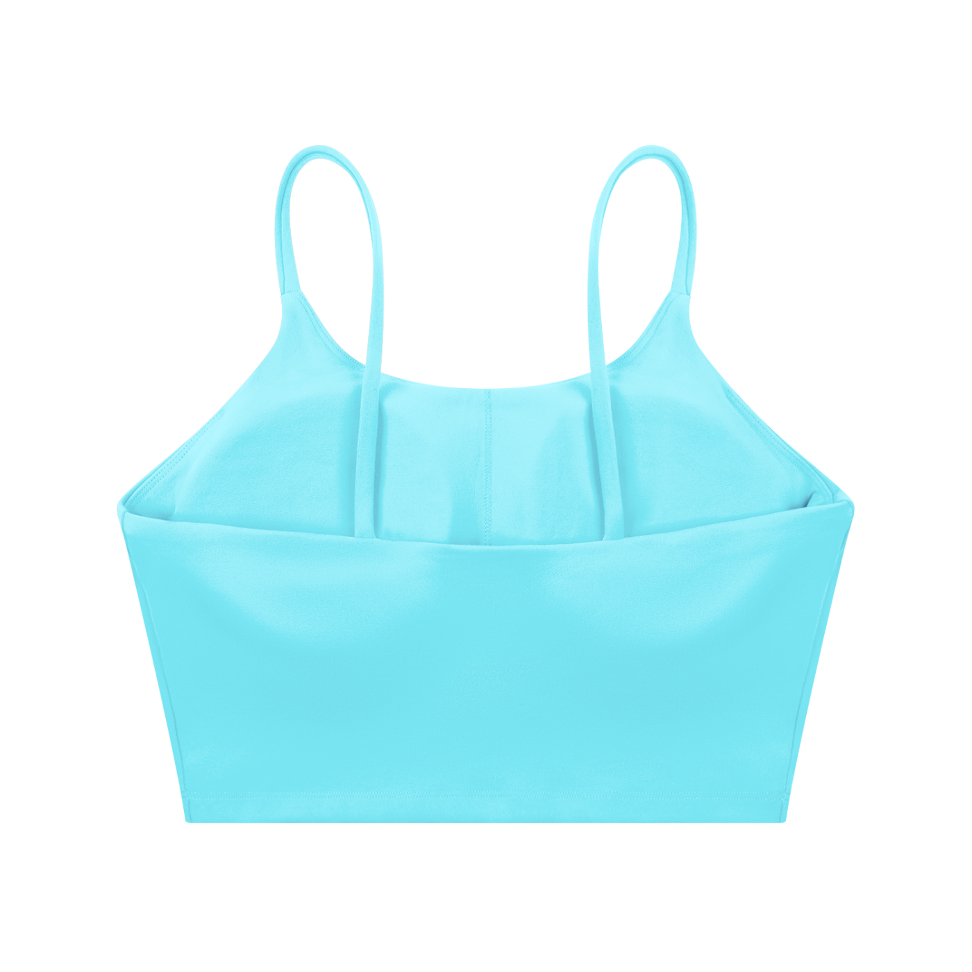 Logo Spaghetti Strap Yoga Sports Bra