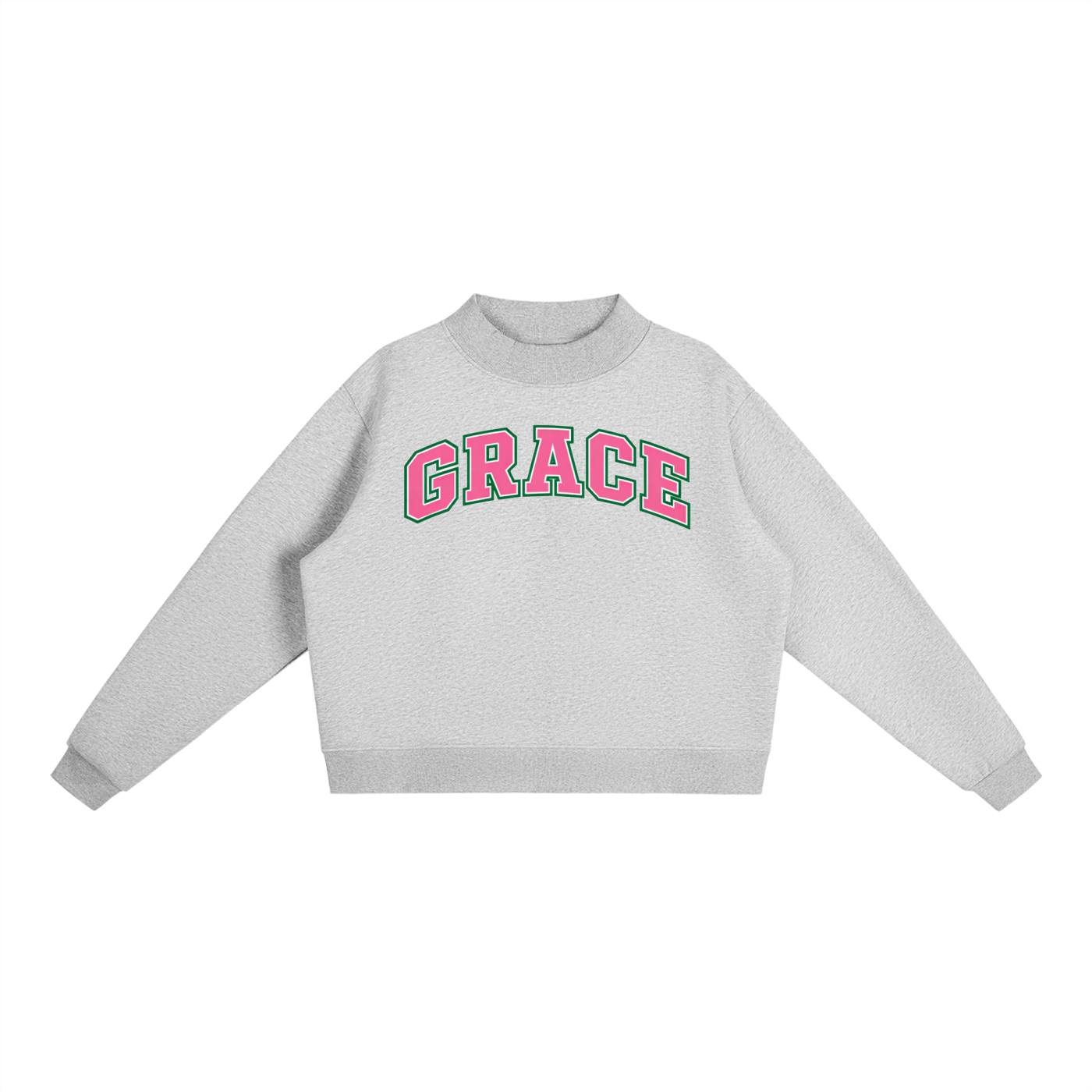 Grace Azalea pink mock neck