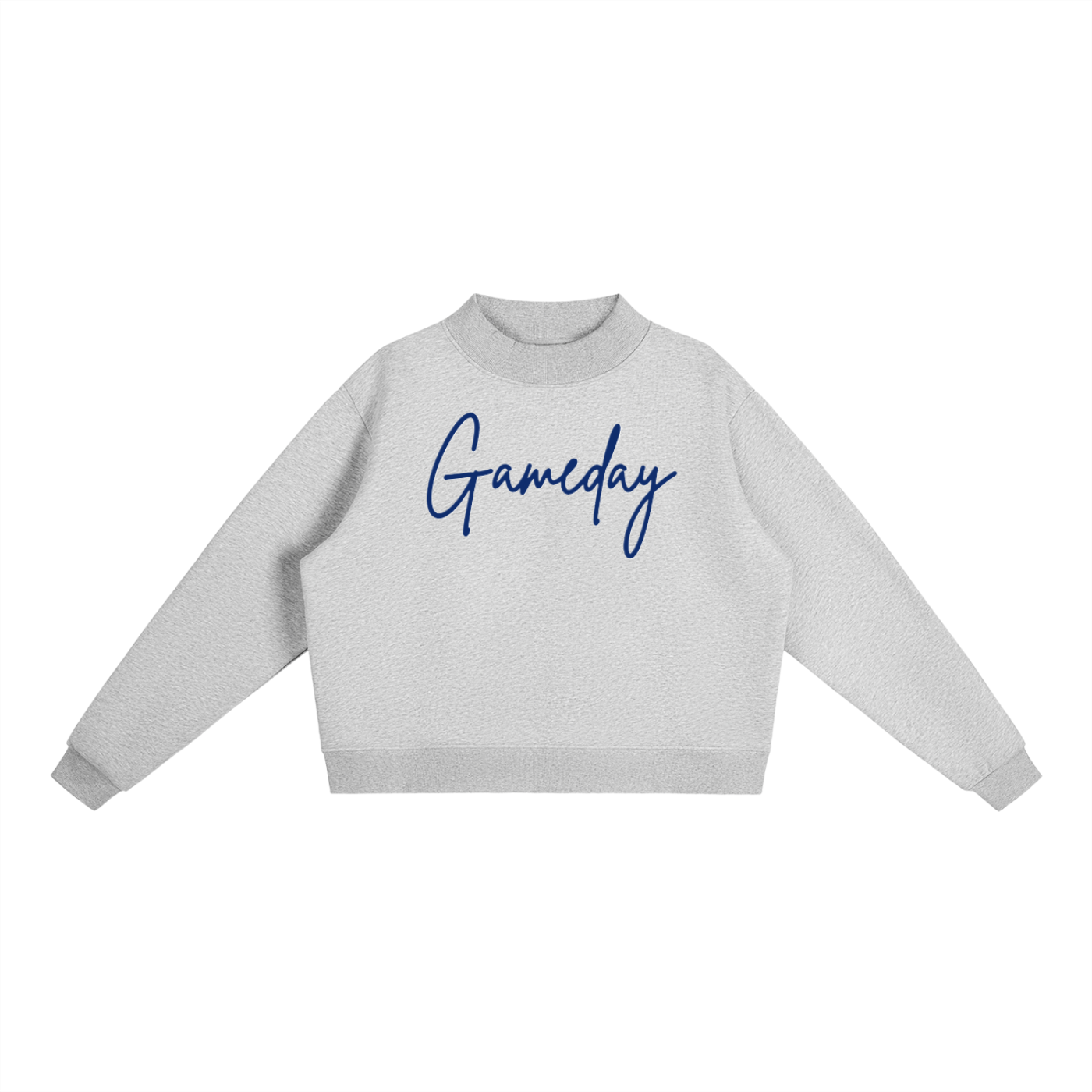 Script Gameday Essential Fleece Mock-Neck Crew Sweatshirt