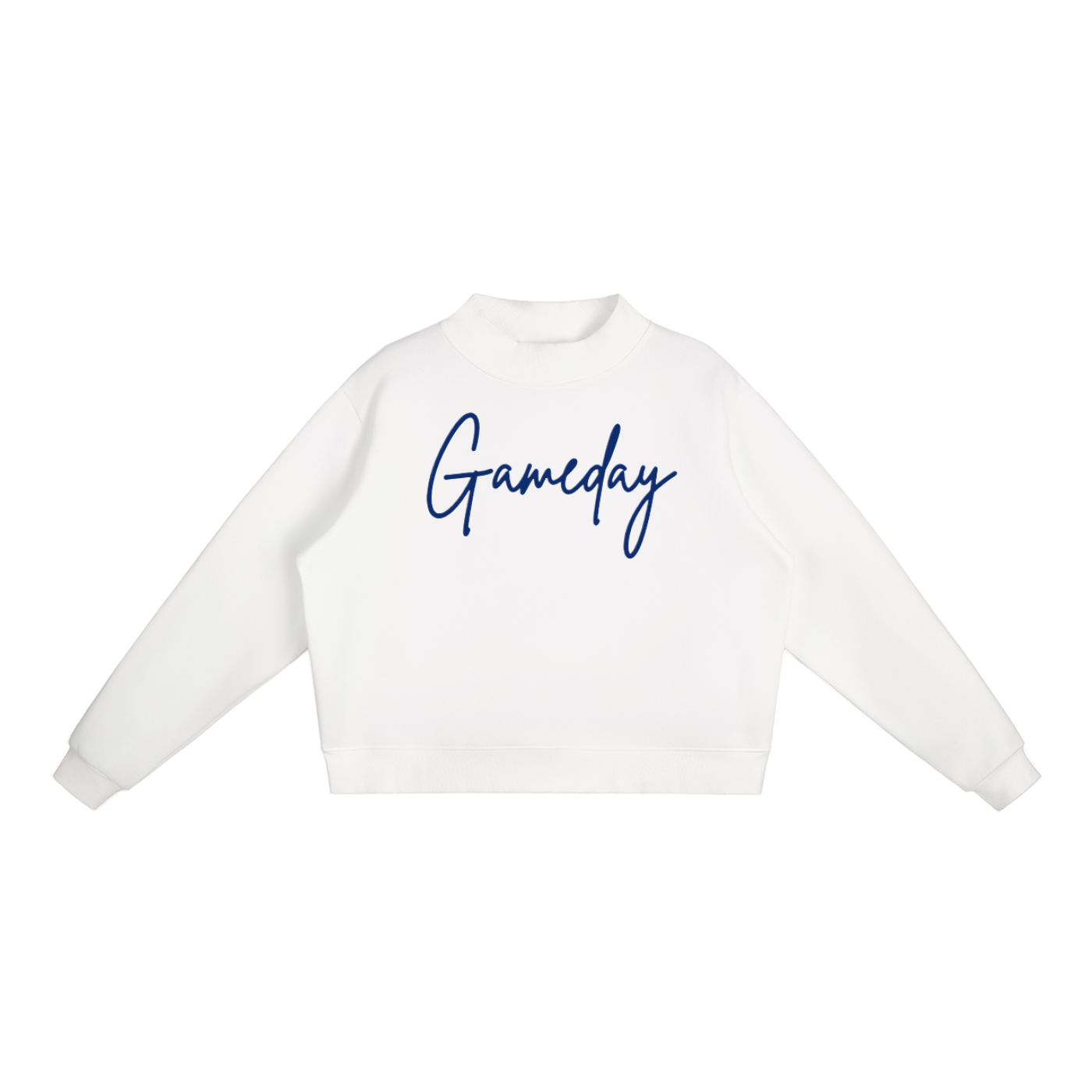 Script Gameday Essential Fleece Mock-Neck Crew Sweatshirt