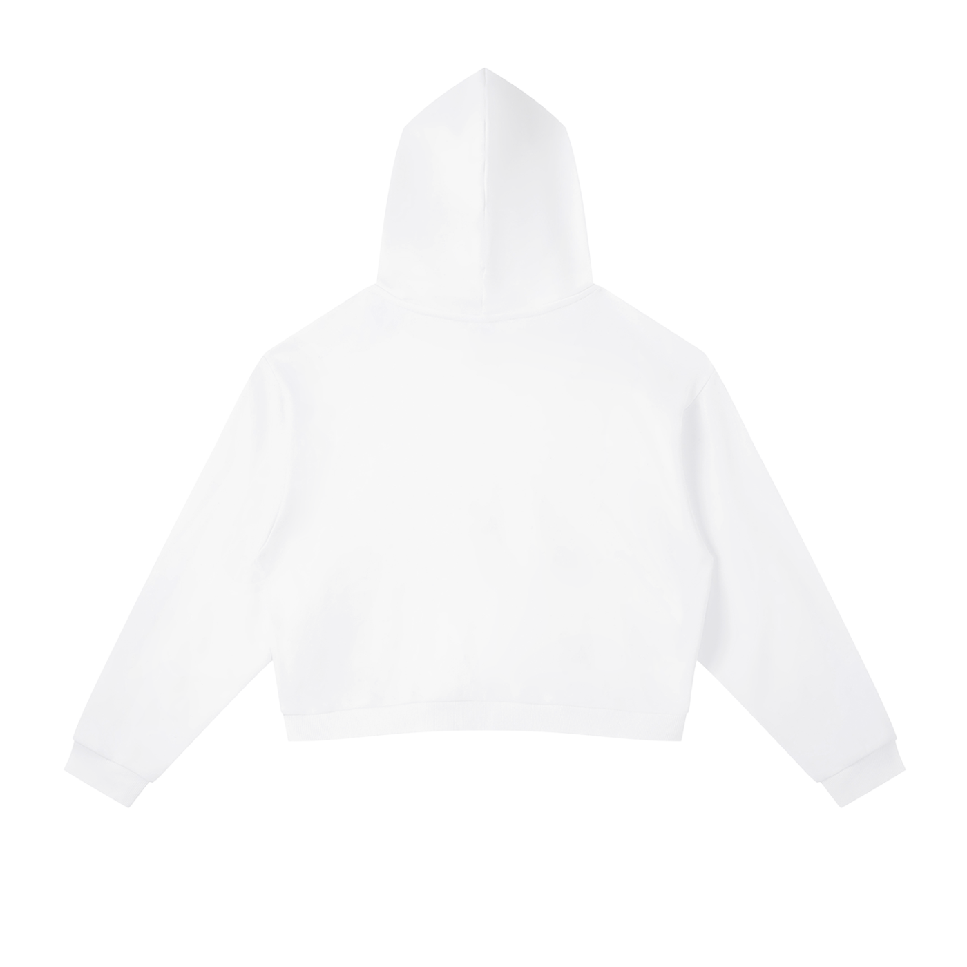 USA Flag Contrast Side Stripe Cropped Hoodie