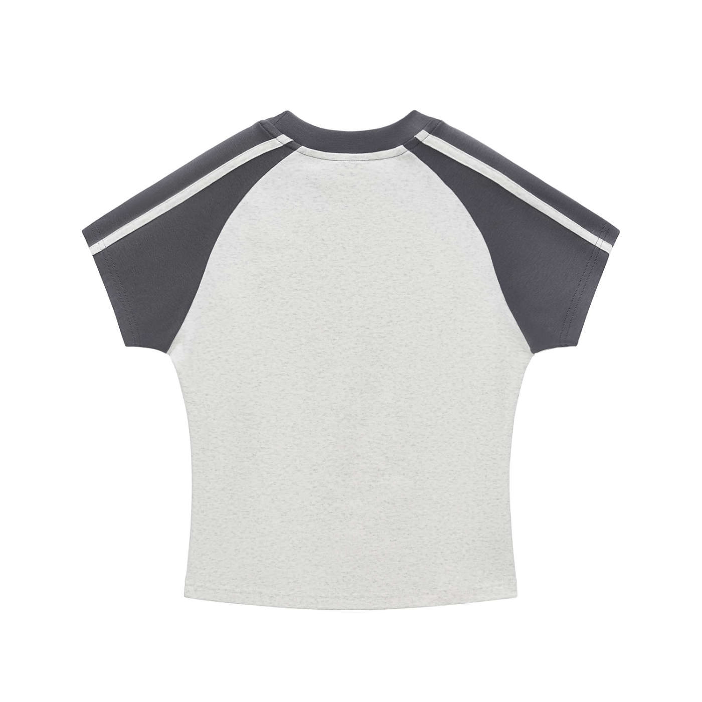 Baseball Contrast Stripes Bodycon Raglan  Sleeve T-Shirt