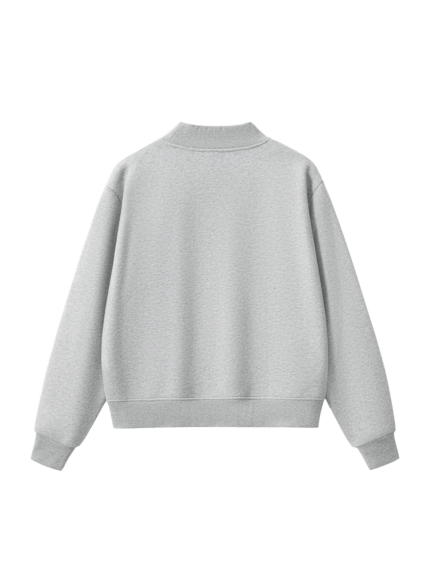 Faith Fleece Mock-Neck Crew Sweatshirt